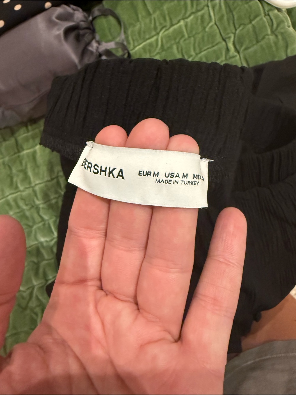 Bershka Black Ruffled Skort - Picture 3 of 6